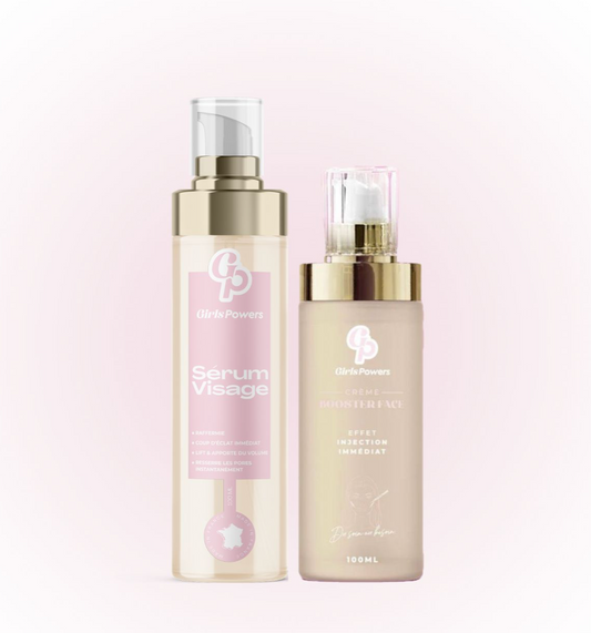 PACK 2 SÉRUMS Visage Effet Injection Immédiate Riche en acide hyaluronique & acide de fruit