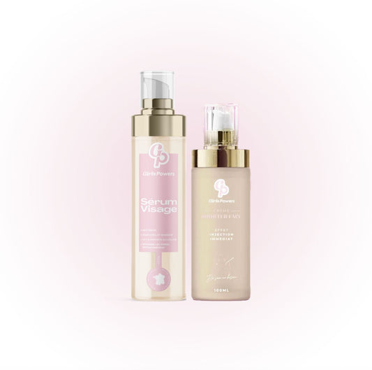 PACK 2 SÉRUMS Visage Effet Injection Immédiate Riche en acide hyaluronique & acide de fruit
